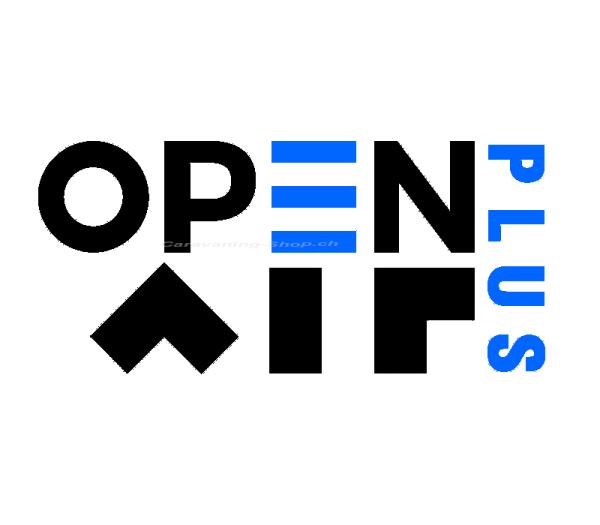 OPENAIR PLUS-Aufkleber